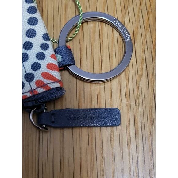 Vera Bradley ID Case Wallet Nomadic Floral Pattern Keychain Zip Coin Purse NWT - Picture 5 of 8